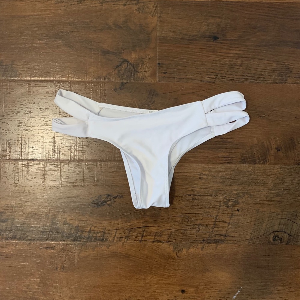 Thing white bikini bottoms